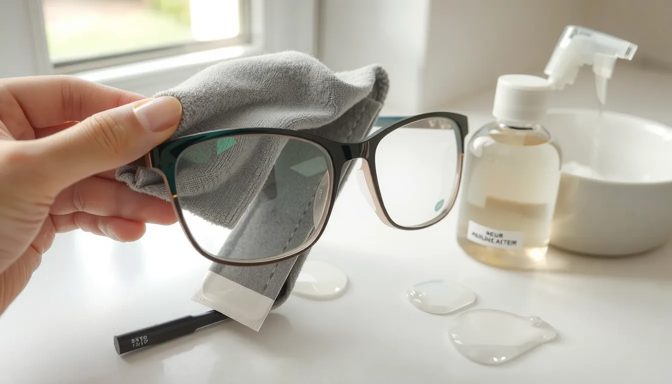 comment nettoyer des verres de lunettes anti reflet
